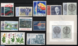 Iceland 1983 Yearset 1983 (20v+1s/s), Mint NH, Various - Yearsets (by Country) - Ongebruikt