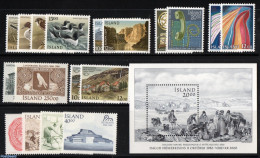 Iceland 1986 Yearset 1961 (18v+1s/s), Mint NH, Various - Yearsets (by Country) - Neufs