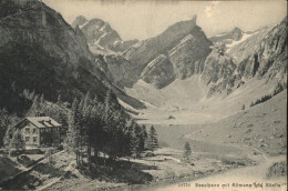 11353351 Seealpsee Panorama Mit Altmann Und Saentis Berghuette Schwende - Sonstige & Ohne Zuordnung