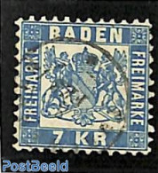 Germany, Baden 1868 7Kr, Used, Used Stamps - Otros & Sin Clasificación