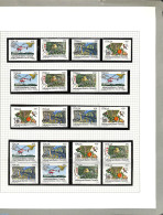 Italy 1984 Environment, 2 Pages With Diff. Combinations, Mint NH, Nature - Transport - Birds - Environment - Helicopters - Otros & Sin Clasificación