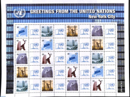 United Nations, New York 2009 Greeting Stamps M/s, Perf. 14.5:14.75, Mint NH - Altri & Non Classificati