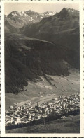 11353303 Davos GR Blick Vom Hoehenweg Auf Davos Und Das Sertigtal Davos - Altri & Non Classificati