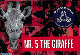 Liechtenstein 2023 Crypto Stamp, THe Giraffe S/s, Mint NH, Nature - Various - Giraffe - Crypto Stamps - Ongebruikt