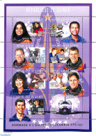 Guinea, Republic 2003 Space Shuttle Accident 8v M/s, Mint NH, History - Transport - Space Exploration - Disasters - Other & Unclassified