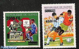 Guinea, Republic 2009 Overprints 2v, Mint NH, Sport - Football - Other & Unclassified