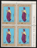 Bloc De 4 : N° 538 Neufs**MNH : Année 1971 - Costume Traditionnel Des Aurès      (d2) - Algerien (1962-...)