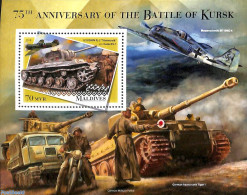 Maldives 2018 The Battle Of Kursk S/s, Mint NH, History - Transport - World War II - Aircraft & Aviation - WW2