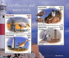 Maldives 2019 Lighthouses 4v M/s, Mint NH, Nature - Various - Birds - Lighthouses & Safety At Sea - Faros