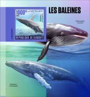 Djibouti 2023 Whales, Mint NH, Nature - Sea Mammals - Gibuti (1977-...)