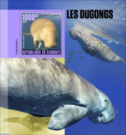 Djibouti 2023 Dugongs, Mint NH, Nature - Sea Mammals - Gibuti (1977-...)