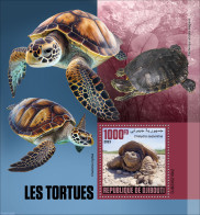 Djibouti 2023 Turtles, Mint NH, Nature - Turtles - Gibuti (1977-...)