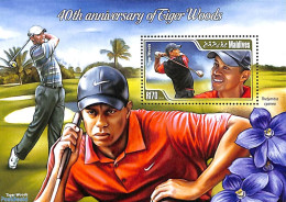 Maldives 2014 Tiger Woods S/s, Mint NH, Sport - Golf - Golf