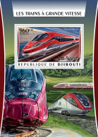 Djibouti 2016 High Speed Trains, Mint NH, Transport - Railways - Trains