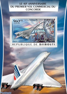 Djibouti 2016 Concorde, Mint NH, Transport - Concorde - Aircraft & Aviation - Concorde