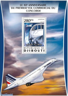 Djibouti 2016 Concorde, Mint NH, Transport - Concorde - Aircraft & Aviation - Concorde