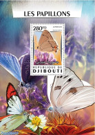 Djibouti 2016 Butterflies, Mint NH, Nature - Butterflies - Flowers & Plants - Djibouti (1977-...)