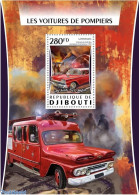 Djibouti 2016 Fire Engines, Mint NH, Transport - Automobiles - Fire Fighters & Prevention - Cars