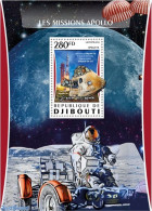 Djibouti 2016 Apollo Missions, Mint NH, Transport - Space Exploration - Dschibuti (1977-...)