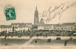 29* LE  FOLGOET    Eglise  Place Un Jour De Pardon   RL23,0196 - Le Folgoët