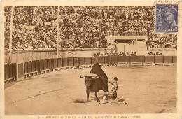 30* NIMES Arenes  - Une Passe De Muleta A Genoux       RL23,0629 - Nîmes