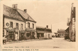 37* SEMBLANCAY  Place De L 111  Et La Poste      RL23,1466 - Sonstige & Ohne Zuordnung