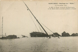 35* ST MALO  Naufrage Du Hilda  Mat Ou Furent Retrouves Les Survivants      RL23,1281 - Saint Malo