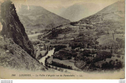 65 LOURDES N°156 LL La Vallée D'Argelès Vue Du Funiculaire VOIR DOS - Lourdes