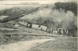 63* LE PUY DE DOME  Chemin De Fer Sur Les Rampes Col De         RL35.0460 - Andere & Zonder Classificatie