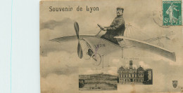 69* LYON  « souvenir »   Avion         RL35.0875 - Autres & Non Classés