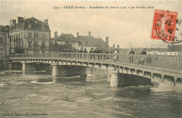 72* SABLE  Crue 1910  Le Grand Pont          RL35.1221 - Sable Sur Sarthe