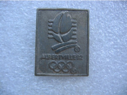 Pin's Sans Couleur Des Jeux Olympiques D'Albertville En 92. - Judo