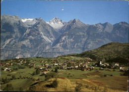 11337470 Unterbaech Panorama Mit Wallis Bietschhorn Unterbaech - Sonstige & Ohne Zuordnung