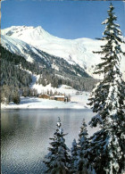 11337465 Davos GR Blick Ueber Den Davosersee Auf Blaukreuz Ferienheim Seebueel D - Sonstige & Ohne Zuordnung