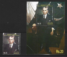 PAKISTAN. N°974 + BF 9 De 1998. Alt Jinnah. - Pakistán