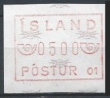 ISLANDIA 1983 - ICELAND - SELLOS DISTRIBUIDORES - YVERT 1** - Service