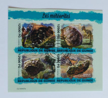 N° 10025 à 10028       Les Météorites   -  Oblitérés - Guinee (1958-...)