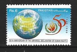 PAKISTAN. N°976 De 1998. Déclaration Universelle Des Droits De L'Homme. - VN