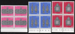 Bloc De 4 : N° 776/778 Neufs**MNH : Année 1983 - Artisanat : Orfèvrerie Du 18e Et 19e Siècle     (b) - Algérie (1962-...)