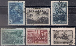 Russia 1942, Michel Nr 836-41, Used - Oblitérés