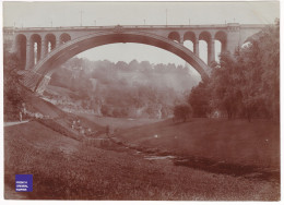 Luxembourg / Pont Adolphe - RARE Photo Originale Beau Format 17x12cm 1905/10 Foto Vintage C3-33 - Orte