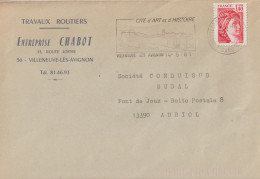 FT 39 . 30 . Villeneuve Lès Avignon . Entreprise Chabot . Affranchissement .  Enveloppe . - Mechanical Postmarks (Advertisement)