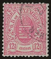 Luxembourg  .  Y&T   .   31    .    O   .    Oblitéré - 1859-1880 Coat Of Arms