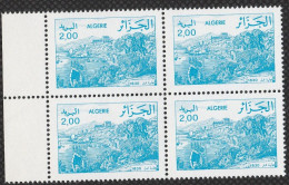 Bloc De 4 : N° 803a Neuf**MNH - Année 1984 : Vues D'Algérie A/v 1830 (cadre Petit)       - (g) - Argelia (1962-...)