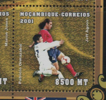 (alm) Vert6 Mozambique  Neuf XX MNH Champions Sidney 2000 Football Jeff Agoos Patrizio Ormazabal - Altri & Non Classificati