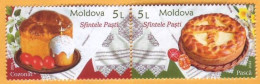 2024  Moldova  MOLDAU „Holy Easter”, Christianity, Customs, 2v Mint - Moldawien (Moldau)