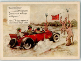 39597408 - Jagd Auto Humor Spruch Sign. Geilfus - Fiabe, Racconti Popolari & Leggende