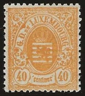 Luxembourg  .  Y&T   .   35       .   **    .    Neuf Avec Gomme Et SANS Charnière - 1859-1880 Wappen & Heraldik