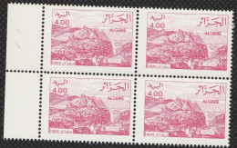 Bloc De 4 : N° 804a Neuf**MNH - Année 1984 : Vues D'Algérie A/v 1830 (cadre Petit)       - (g) - Algérie (1962-...)