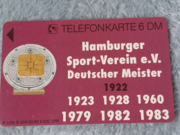 GERMANY-1115 - O 0639 - Hamburger Sport-Verein E.V. - Horst Hrubesch / Meisterschale - 5.000ex. - O-Series: Kundenserie Vom Sammlerservice Ausgeschlossen